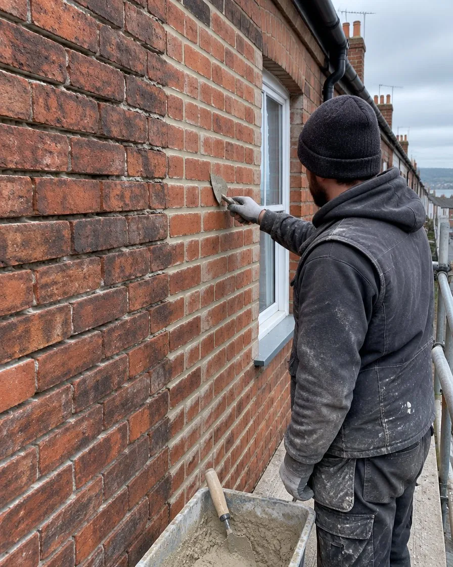 Brickwork and repointing in Exeter