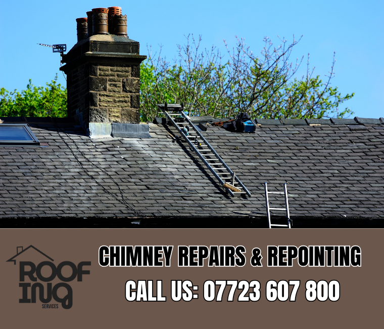 Chimney repair and repointing services in Exeter