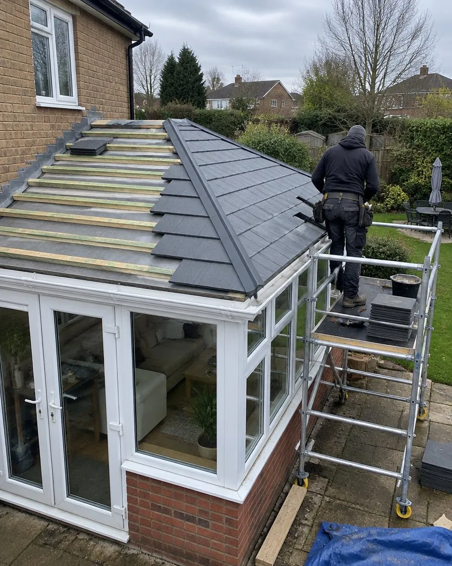 Conservatory roof replacement in Exeter