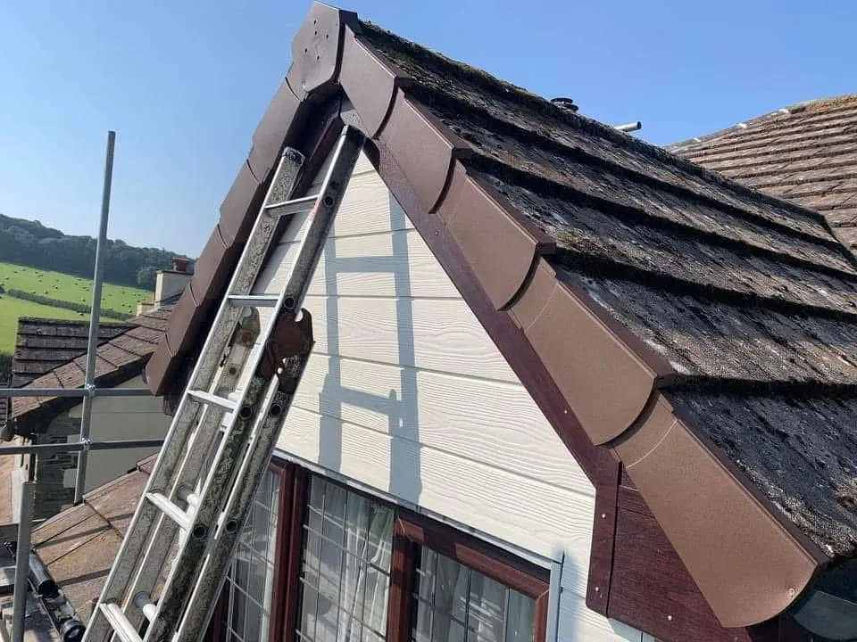 New fascias, bargeboards and guttering in Exeter